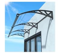 YPIOUREN Window Awnings, Patio Porch Awning, Front Door Canopy with Aluminum Bracket, UV Rainwater Snow Protection, for Outdoor Patio Backyard(120x300cm/47.2x118.1in)