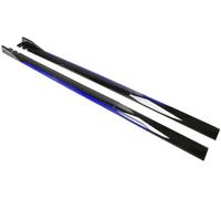 YPJHMXQXQ 2pcs Car Side Skirts for Lexus ES 1999-2012, Car Side Steps Running Boards Splitters Anti Scratch Protector Diffuser Winglet Wings,Blue (black)