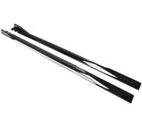 YPJHMXQXQ 2pcs Car Side Skirts for Toyota Verso-S 2010-2017, Car Side Steps Running Boards Splitters Anti Scratch Protector Diffuser Winglet Wings,White (black)