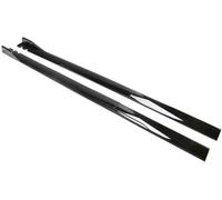 YPJHMXQXQ 2pcs Car Side Skirts for Toyota Wildlander 2019-2024, Car Side Steps Running Boards Splitters Anti Scratch Protector Diffuser Winglet Wings,Black (black)