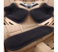 YPJHMXQXQ Stylish Fuzzy Car Seat Cushions for Aston Martin DB6 DB7 DB9 DBS DBX Lagonda ONE-77 Rapide,Luxury Plush Interior Decor, Non-Slip Bottom Auto Seat Pads to Upgrade Vehicle Look, dark gray