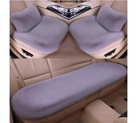 YPJHMXQXQ Stylish Fuzzy Car Seat Cushions for Aston Martin DB6 DB7 DB9 DBS DBX Lagonda ONE-77 Rapide,Luxury Plush Interior Decor, Non-Slip Bottom Auto Seat Pads to Upgrade Vehicle Look, light gray