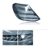 YPJHMXQXQ Vehicle Tail Light Assembly for Mercedes Benz E-class W213 2016-2020,All-in-One Brake Light, Reverse Light & Turn Signal, Made of High-Impact PC Material, Easy to Install,D-Black-Right