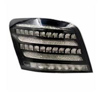 YPJHMXQXQ Vehicle Tail Light Assembly for Mercedes-Benz GLK (X204),All-in-One Brake Light, Reverse Light & Turn Signal, Made of High-Impact PC Material, Easy to Install,C-Black-Left