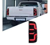 YPJHMXQXQ Vehicle Tail Light Assembly for Toyota Hilux vigo 2004-2012,All-in-One Brake Light, Reverse Light & Turn Signal, Made of High-Impact PC Material, Easy to Install,A-Left
