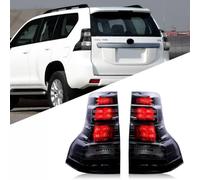 YPJHMXQXQ Vehicle Tail Light Assembly for Toyota Prado 2010-2017,All-in-One Brake Light, Reverse Light & Turn Signal, Made of High-Impact PC Material, Easy to Install,A-Left