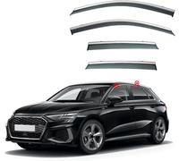YPJHMXQXQ Wind Deflectors For Audi A3 Hatchback MK4-8V 2021, Window visor Tinted in Channel Fitment Sun Visors/Rain Shield/Wind Shield