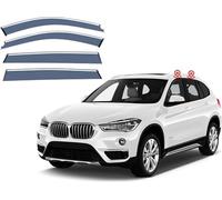 YPJHMXQXQ Wind Deflectors For BMW X1(Long Axis) MK2-F49 2016-2021+, Window visor Tinted in Channel Fitment Sun Visors/Rain Shield/Wind Shield