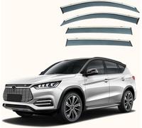 YPJHMXQXQ Wind Deflectors For BYD Song DM/EV MK1 2015-2019 2020 2021, Window visor Tinted in Channel Fitment Sun Visors/Rain Shield/Wind Shield