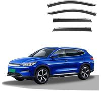 YPJHMXQXQ Wind Deflectors For BYD Song Plus MK1 2020 2021 2022 2023, Window visor Tinted in Channel Fitment Sun Visors/Rain Shield/Wind Shield