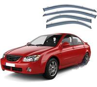 YPJHMXQXQ Wind Deflectors For KIA Cerato Sedan MK1-LD 2003-2006 2007 2008, Window visor Tinted in Channel Fitment Sun Visors/Rain Shield/Wind Shield