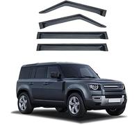 YPJHMXQXQ Wind Deflectors For Land Rover Defender 110 MK1/L663 2020-2022, Window visor Tinted in Channel Fitment Sun Visors/Rain Shield/Wind Shield