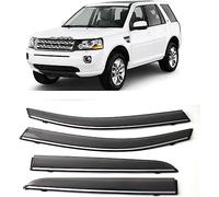 YPJHMXQXQ Wind Deflectors For Land Rover Freelander 2 2010-2015 2016 2017 2018, Window visor Tinted in Channel Fitment Sun Visors/Rain Shield/Wind Shield