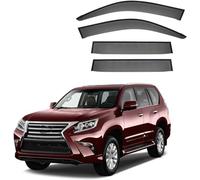 YPJHMXQXQ Wind Deflectors For Lexus GX460/GX400 J150 2010+, Window visor Tinted in Channel Fitment Sun Visors/Rain Shield/Wind Shield,B