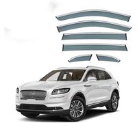 YPJHMXQXQ Wind Deflectors For Lincoln Nautilus MK1-U540 2019-2021 2022, Window visor Tinted in Channel Fitment Sun Visors/Rain Shield/Wind Shield