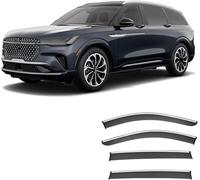 YPJHMXQXQ Wind Deflectors For Lincoln Nautilus MK2-CDX707 2024+, Window visor Tinted in Channel Fitment Sun Visors/Rain Shield/Wind Shield