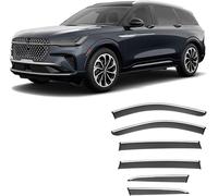 YPJHMXQXQ Wind Deflectors For Lincoln Nautilus MK2-CDX707 2024+, Window visor Tinted in Channel Fitment Sun Visors/Rain Shield/Wind Shield