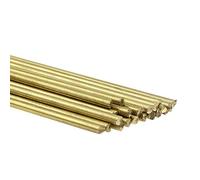YPLonon 20PCS Brass Brazing Rods T2 Copper Soldering Wires Low Temperature Melting Point Phosphor Brass Welding Rod 2mm x 250mm Flux Sticks for Repair Welding Brazing