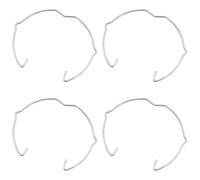 YPLonon 36PCS Retaining Spring MR16 GU10 Snap Fit Butterfly Clips High-Temperature Halogen Bulb Retainers Recessed Track Lighting Clips LED Bulb Holders for Ceiling Lights Lamp Wire Springs