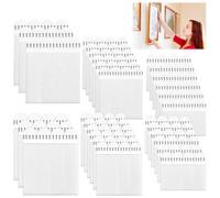 YPLonon 60 Pairs Command Adhesive Strips Self Adhesive Extra Strong Small Command Strips White Double Sided For Hanging Pictures and Decorations