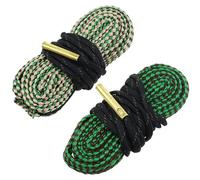 YPLonon Bore Snake Cleaner 2PCS Gun Bore Cleaner Cal 5.56MM 7.62MM with Built-in Brass Bristles Nylon Calibre Barrel Bore Cord Boresnake for Rifle Pistol & Shotgun