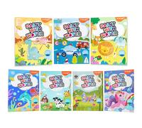 YPLUS Paint with Water Books for Toddlers, Watercolor Painting Paper for Kids Ages, Art Craft Gift for Drawing with Brush Christmas Stocking Stuffers for Kids Toddler (All 7 Themes)