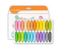 Yplus Peanut Crayons for Toddlers, 24 Colors Non-Toxic, Easy to Hold Washable Crayons for Kids Ages 2-4