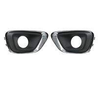 YPLVWSOYQ Honeycomb mesh grille Compatible With For Compass 2014 2015 Car Accessories Fog Light Cover Front Lower Bumper Vent Grille Fogs Lamp Frame(2PCS left and right)
