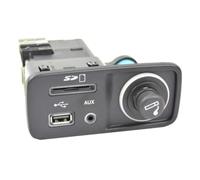 YPLVWSOYQ USB Port Adapter Compatible With Jeep For Cherokee KL 68139536AC Car Lighter USB SD AUX Connector Replacement Accessories