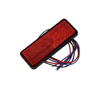 YPMGRWLSN Indicators 12V 24LED Rectangle Motorcycle Reflector Tail Brake Turn Signal Light Lamp Car/ATV LED Reflectors/Truck Side Warning Lights