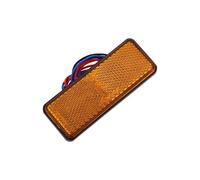 YPMGRWLSN Indicators 12V 24LED Rectangle Motorcycle Reflector Tail Brake Turn Signal Light Lamp Car/ATV LED Reflectors/Truck Side Warning Lights