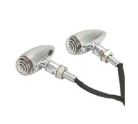 YPMGRWLSN Indicators 2pcs Motorcycle Bullet Turn Signals Lights For V-Star XVS 650 950 1100 1300 Custom For Silverado For Vi&rago XV 250 500 700 V