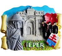 Ypres Belgium Magnet Fridge Refrigerator Magnet Decoration Sticker Souvenir Resin Crafts Kitchen Whiteboard