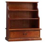 YPREWY 1/12 Miniature Wood Storage Cabinet Model Doll House Furniture Creative Craft Project Display For Collector Enthusiasts Doll House Accessories