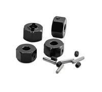 YPREWY 12mm Couplers Black For Improved Grip And Wheel Clamp Remote Control Vehicles Wheel Clamp Remote Control Car Modification Parts
