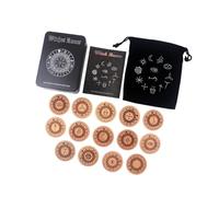 YPREWY Ancient Pocket Runic Symbols Educational Game Accessories For Cultural Exploration & Rituals Collectible Handmade Runes