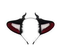 YPREWY Anime Ear Headband Cosplay Props Cosplay Devil Hair Hoop Devil Hair Styling for Con Headband Devil Animal Carnivals