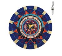 YPREWY Astrological Divination Mat Board Dowsing Pendulums NonSlip Rubber Surfaces For Tarots Enthusiasts Tellings