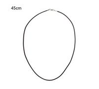 YPREWY Black Silk Leather Cord Chain Necklace Rope With Lobster Claw Clasp 45/50cm Length Cord For Women Men Setting The Table Danny Meyer Hardcover