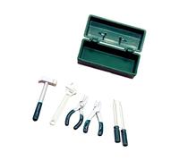 YPREWY Child Safe Miniature Gardening Tool Scene Display Accessory for Doll House Outdoor Pretend Play Garden Landscape Props Doll House Gardening Accessories