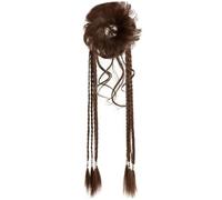 YPREWY Dragon Bun Braided Hair Circles Sweet Cool Girls Hot Girl Hairpiece for Daily and Special Event