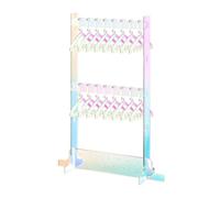 YPREWY Earring Rack Holder Coat Hangers Stand Unique Earring Closet Acrylic Earring Display Stand Earring Holder