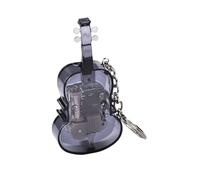 YPREWY Exquisite Miniature Violin Music Box Ornament Stylish Key Adornment for Art Collectors and Home Decoration
