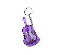 YPREWY Exquisite Miniature Violin Music Box Ornament Stylish Key Adornment for Art Collectors and Home Decoration