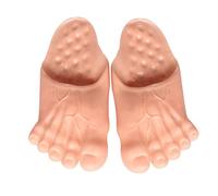 YPREWY Halloween Slippers Giant Feet Make Fun Of The Bare Costume Accessories Giant Funny Bare Big Toe