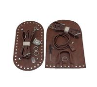 YPREWY Handmade Crochet Bag Supplies Set With Adjustable Strap PU Leather Base And Bottom Base For Crafting Backpack Purses Backpack Component