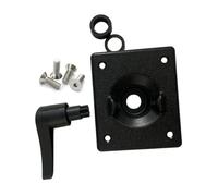 YPREWY Large Small Gasket Square Bases Replacement Rudder Steering Control Handle Base Part Easy Installation Steering Handle Base
