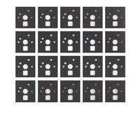 YPREWY Mechanical Keyboard Shaft Underpad Hot Plug Switch Gasket Film PORON EVA Adjust The Big Keys 120pcs / Pack Switch Gasket