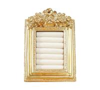 YPREWY Multipurpose Golden Resin Earring Holder Jewelry Organizers Photo Frame Display For Retail Display Multi Functional Resin Jewelry Organizers Tray