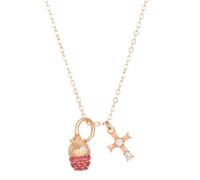 YPREWY Necklace With Openable Pinecone Pendant Unique Crosses And Pinecone Necklace Elegant Collarbone Chain For Trendsetters Collectible Jewelry Piece